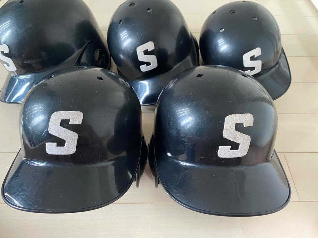 軟式野球用 ヘルメット ネイビー 8個セット JSBB