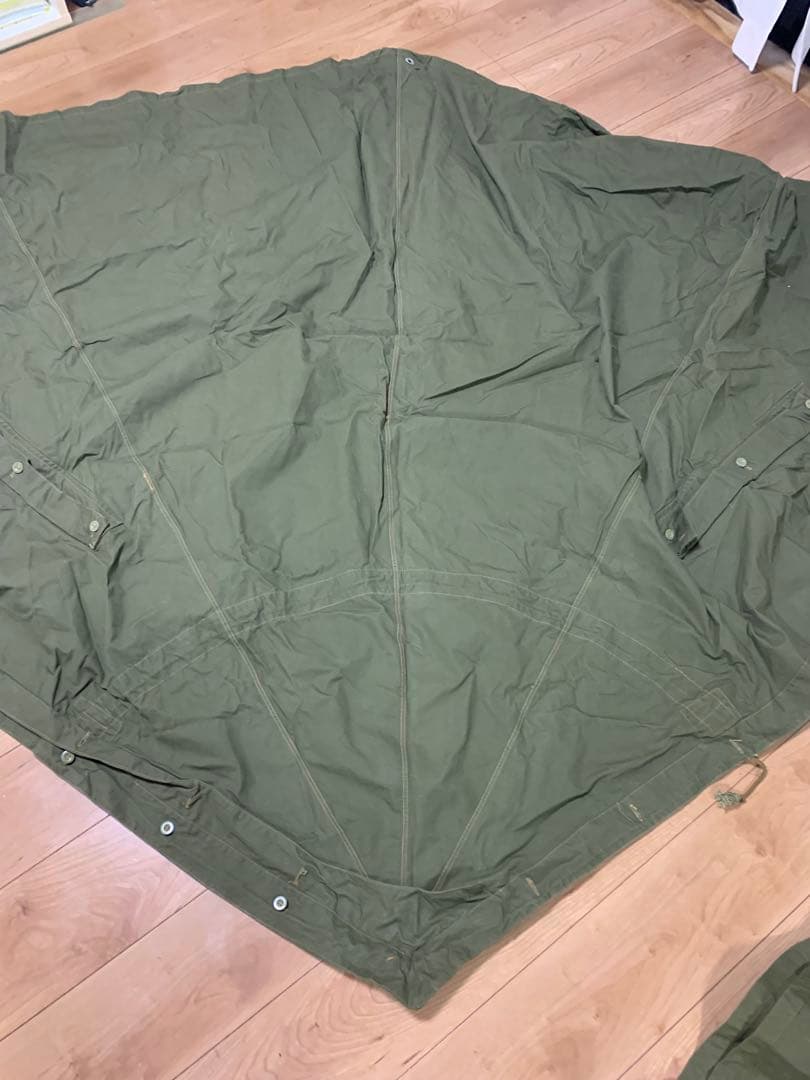 ポーランド軍　軍幕2枚セット　ハトメ1