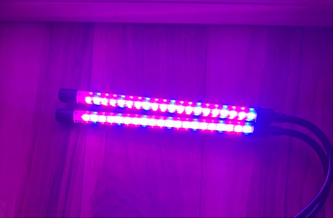 LEDライト　水耕栽培　8本セット