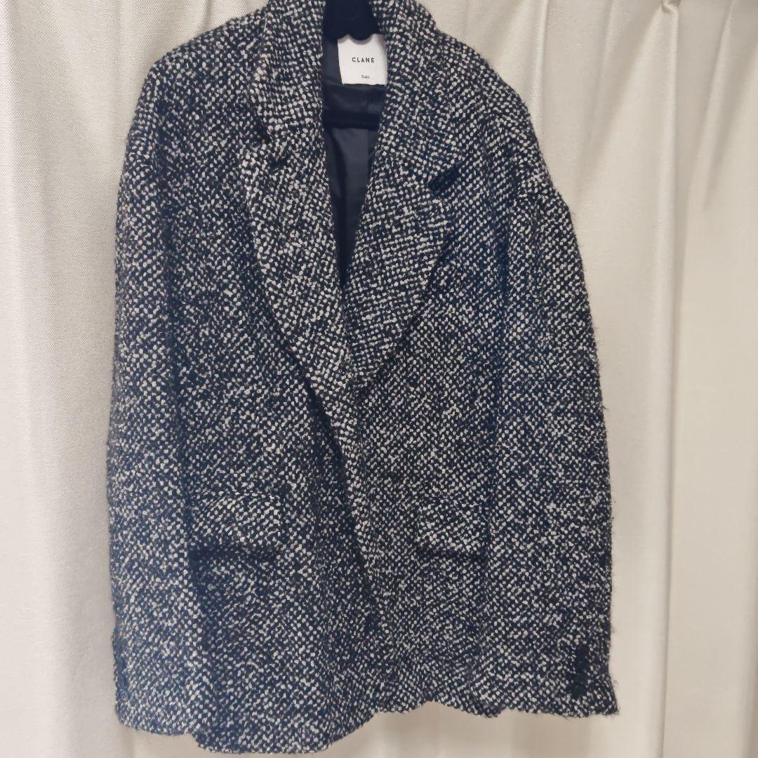 CLANE×SuzuHirose MIX COLOR OVER COAT