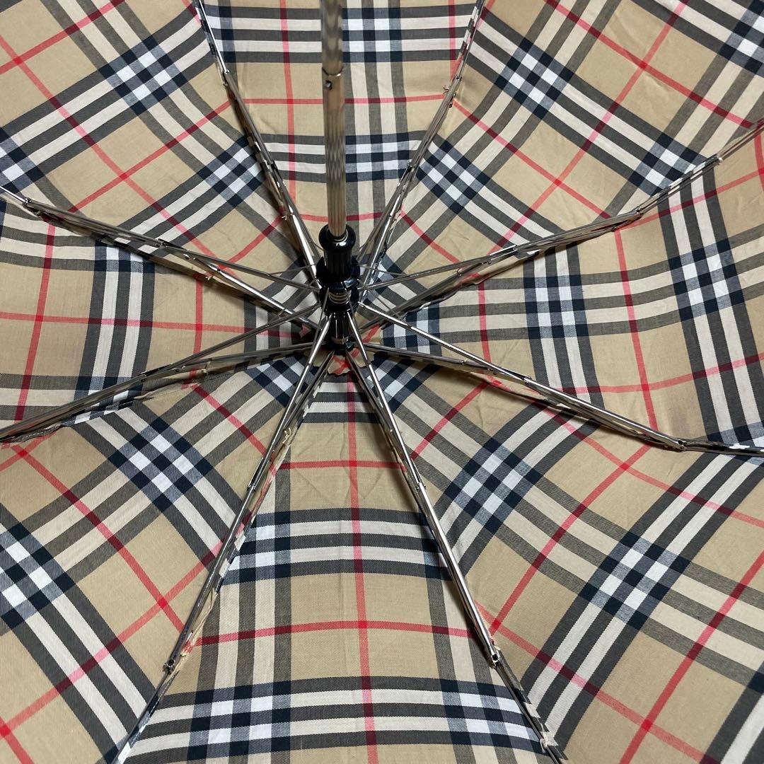 Burberrys バーバリー 折りたたみ傘 ベージュ ノバチェック
