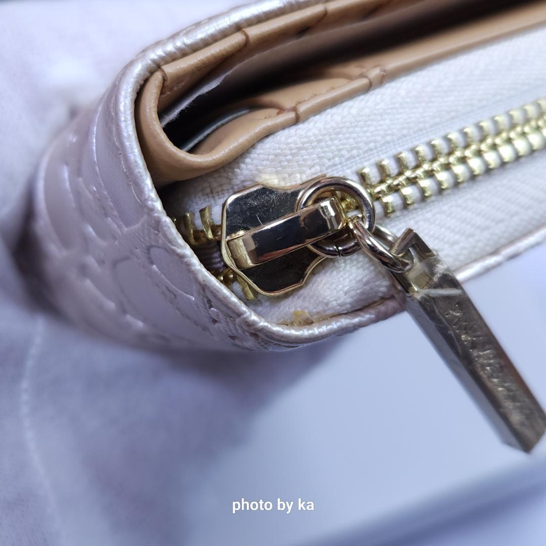 白 ピンキー&ダイアン Pinky&Dianne 長財布 新品 インフィニティ