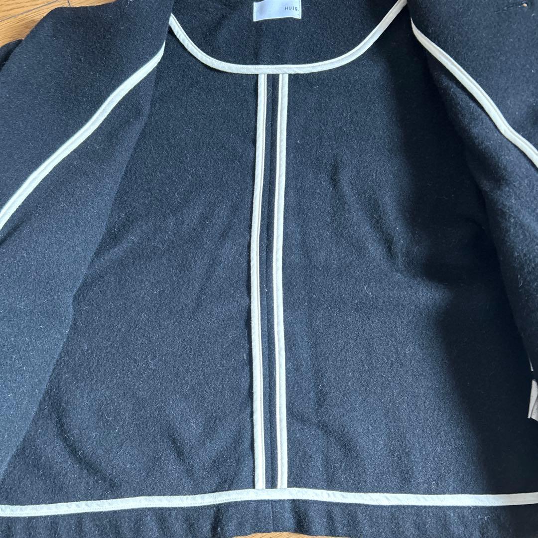 HUIS. 遠州織物　☆ウールフランネルコート