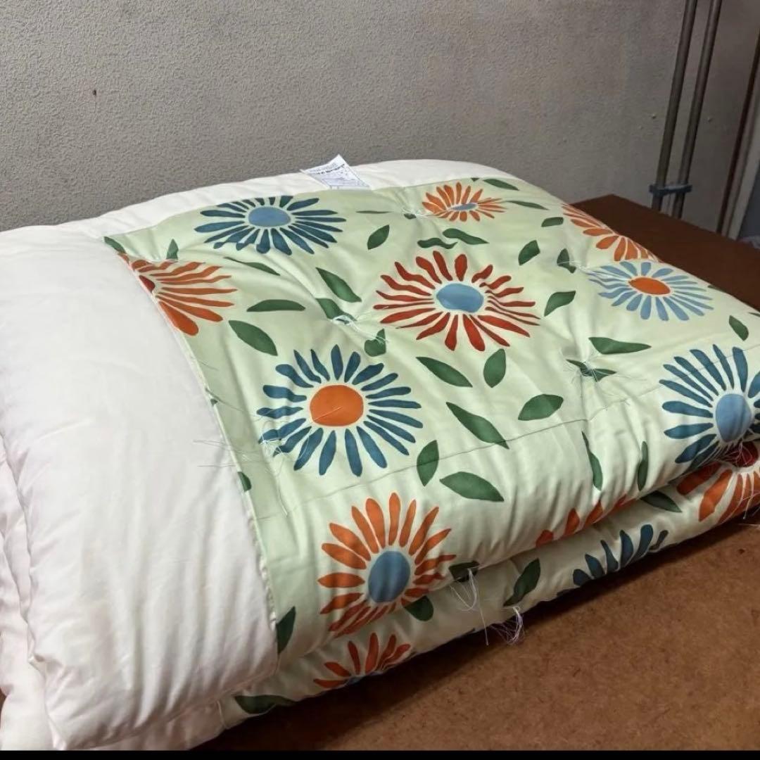 シングル掛け布団　綿布団　少し軽め　日本製