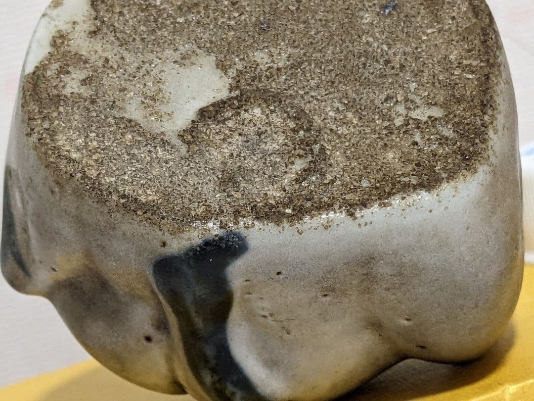 ⭐朝鮮陶磁 李朝中期 染付 桃形 水滴 文房四宝 コレクション骨董品アンティーク