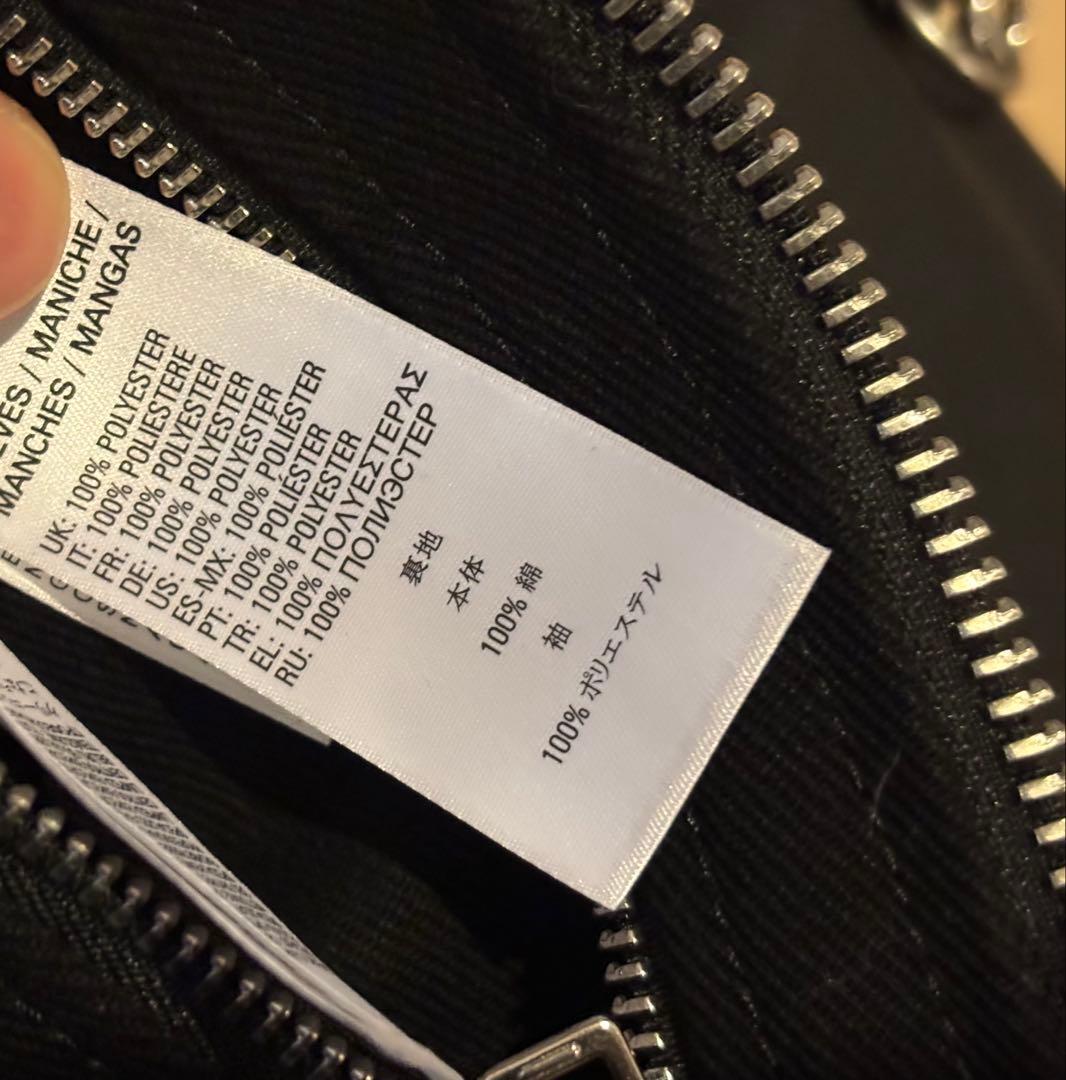 DIESEL ディーゼル　袖レザー 切替　スタジャン　レイヤード