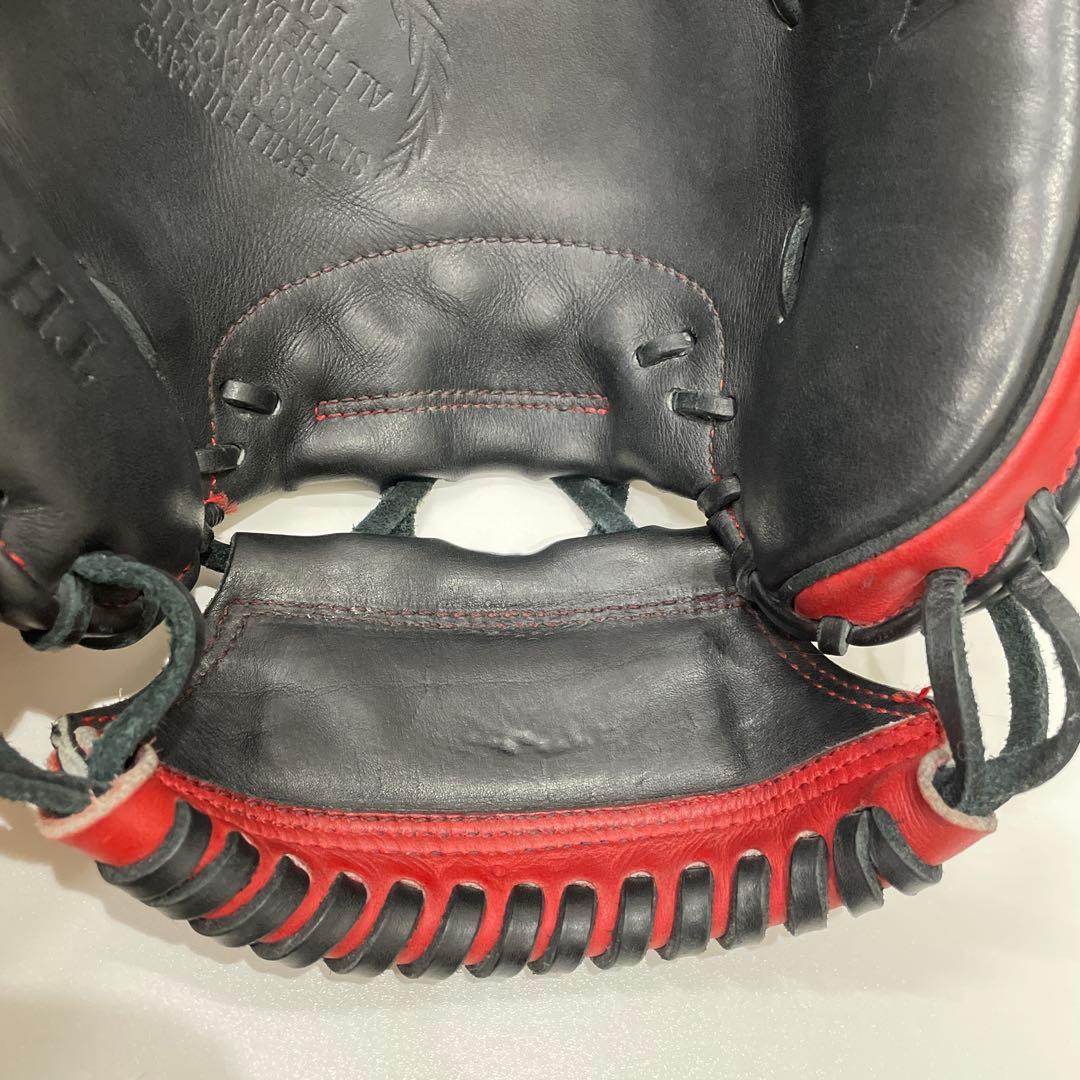 ハタケヤマ キャッチャーミット　甲斐拓也モデル　黒赤