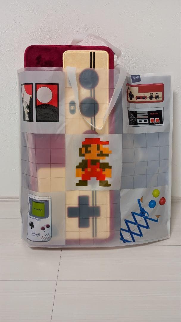 ファミコン コントローラー型クッション ショッパー付き