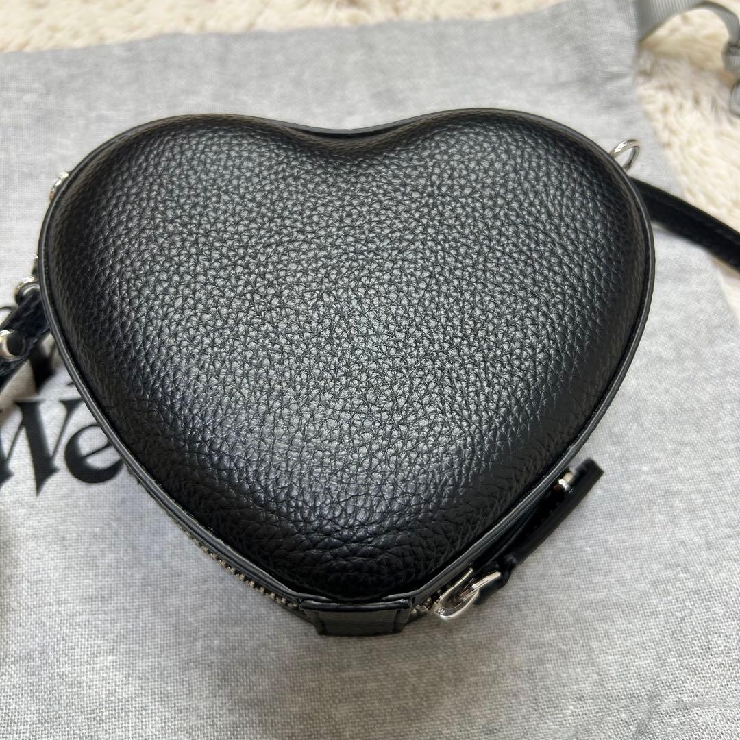 極美品✨ヴィヴィアンウエストウッド　ルイーズハート ショルダーバッグ オーブ 黒