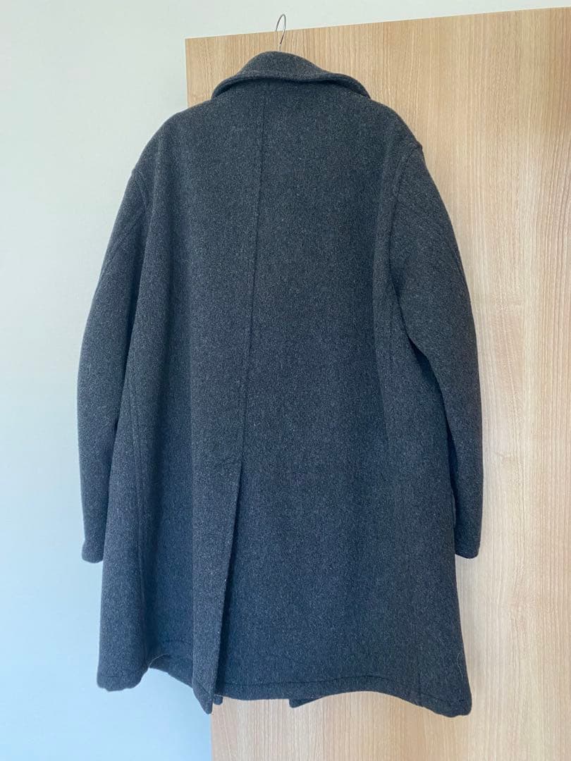 yummy　ウールコート ダークグレー