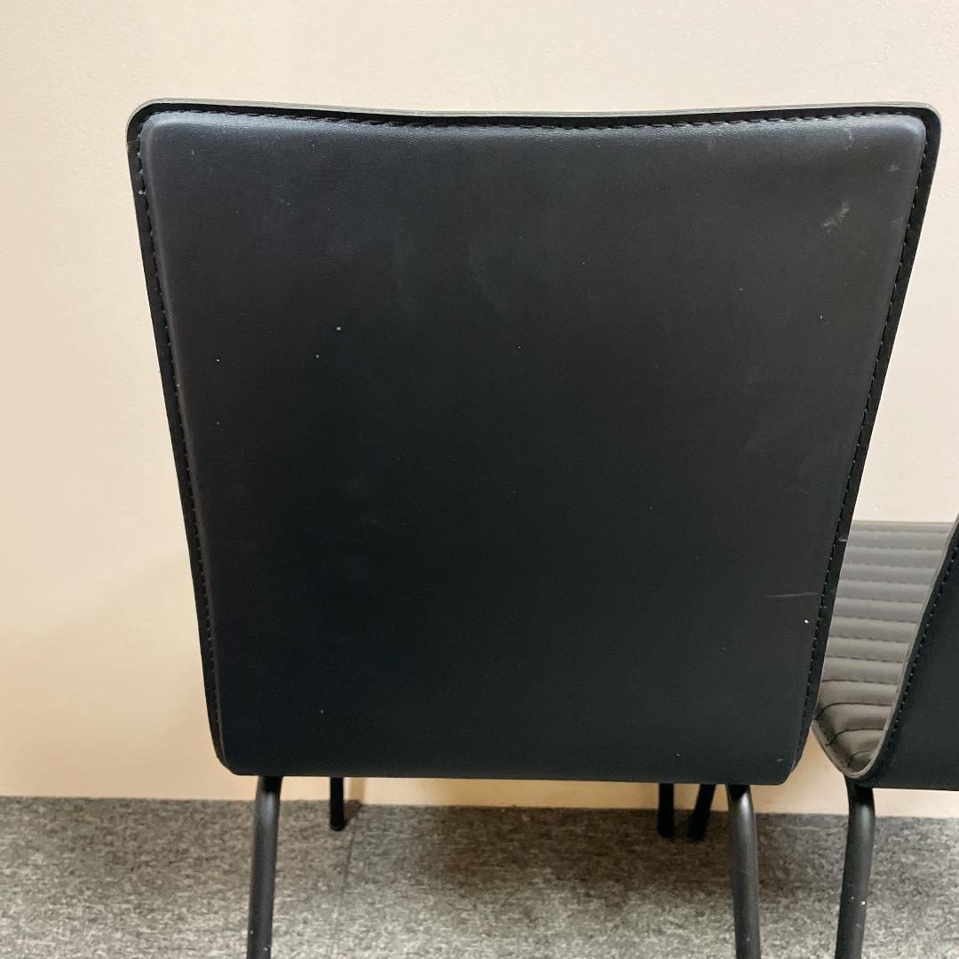 希少　ニトリ ダイニングチェア クーボ　ブラック　合成皮革