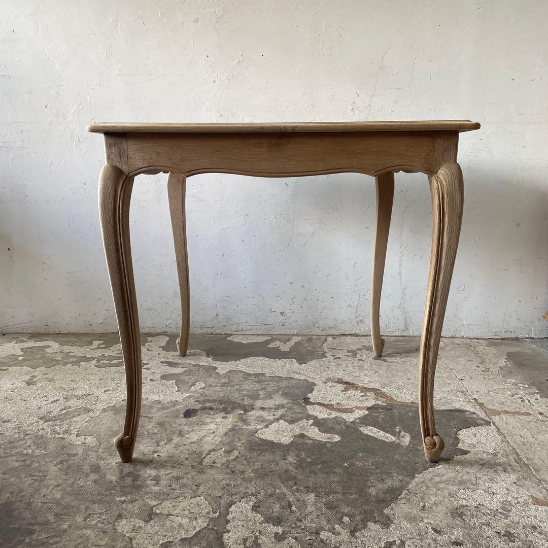 kkeeビンテージ　ダイニングテーブル デスク　作業台猫脚　剥離