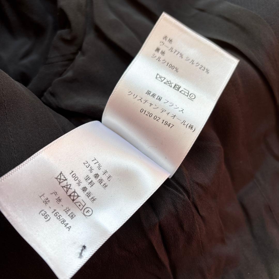 DIOR バージャケット　シングルブレスト ジャケット　CD 36