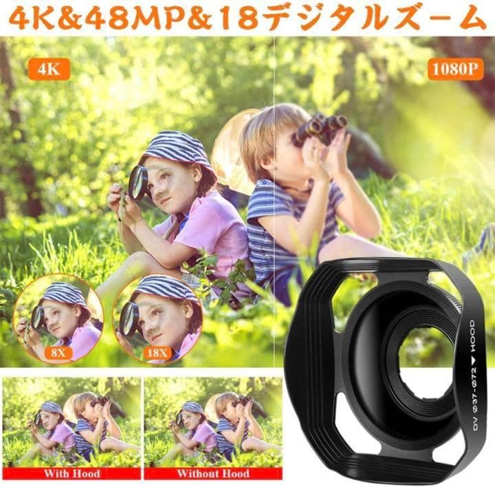 ❤4K・HDR/4800万超高画素ハイスペックモデル❣手軽にプロの動画撮影❤