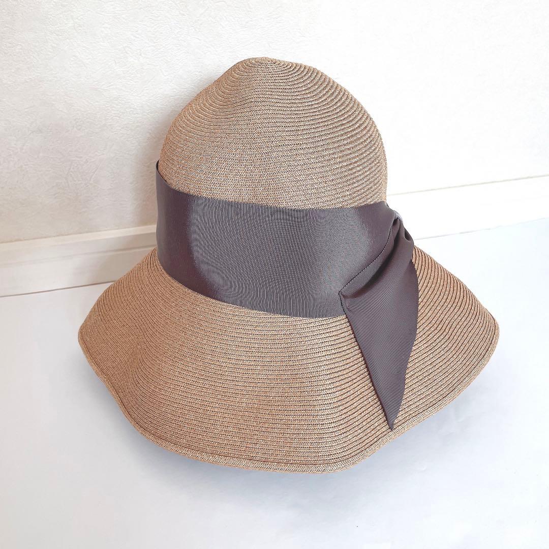 未使用タグ付き✨ アシーナニューヨーク ストローハット リボン 麦わら帽子