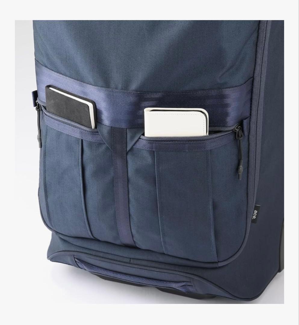 ace. エース　ナイロン製スーツケース　機内持ち込みサイズ 33L ネイビー