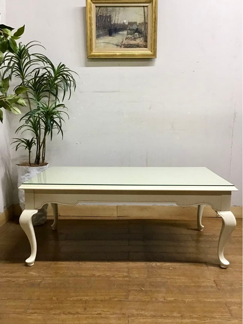 りん☆管259☆東海家具☆ロココスタイル☆センターテーブル☆大型ミラー