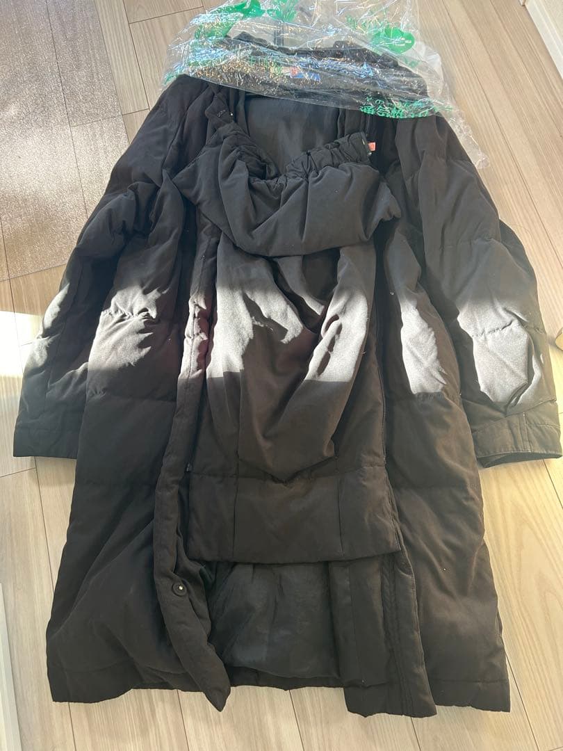 抱っこ対応 スイートマミー 中綿コート ブラック L