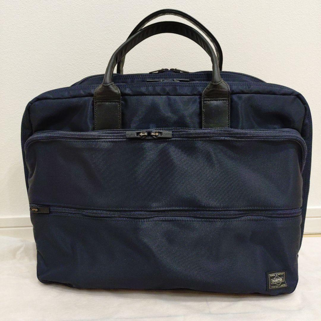 【美品】PORTER TIME 2WAY ブリーフケース（L）655-06167