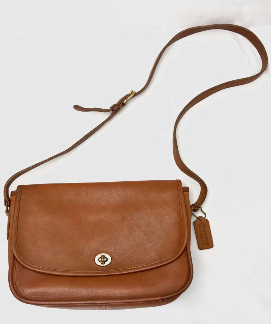 COACH オールドコーチ ビンテージ ショルダーバッグ ブラウン