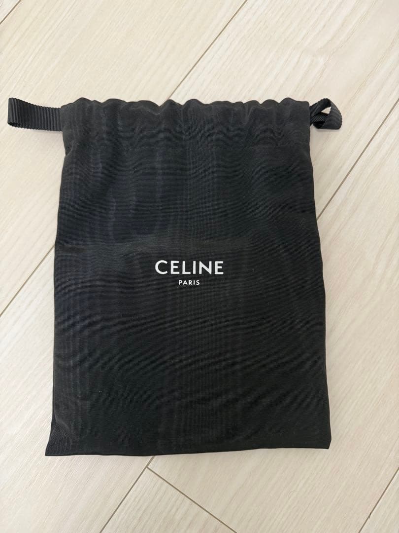 CELINE セリーヌ　ブラック ベルト ゴールドバックル