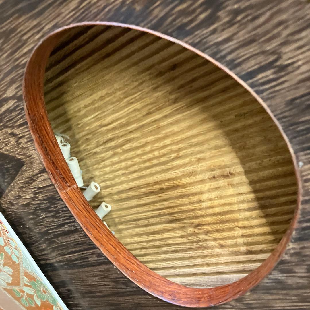 昭和レトロ すだれ掘り 13弦 伝統琴 琴 弦楽器 ソフトケース付き 和楽器