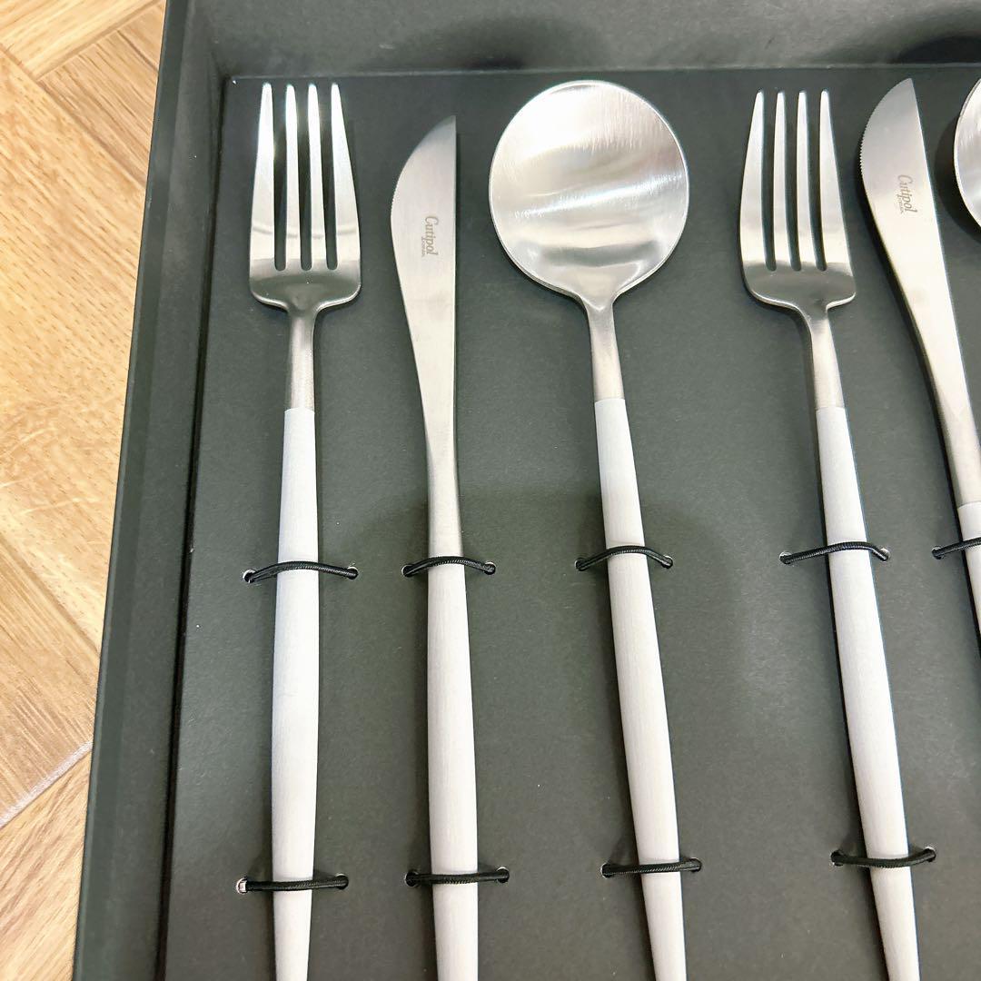 ★Cutipol クチポールGOA ディナー6pcs 箱付き　美品　ライトグレー