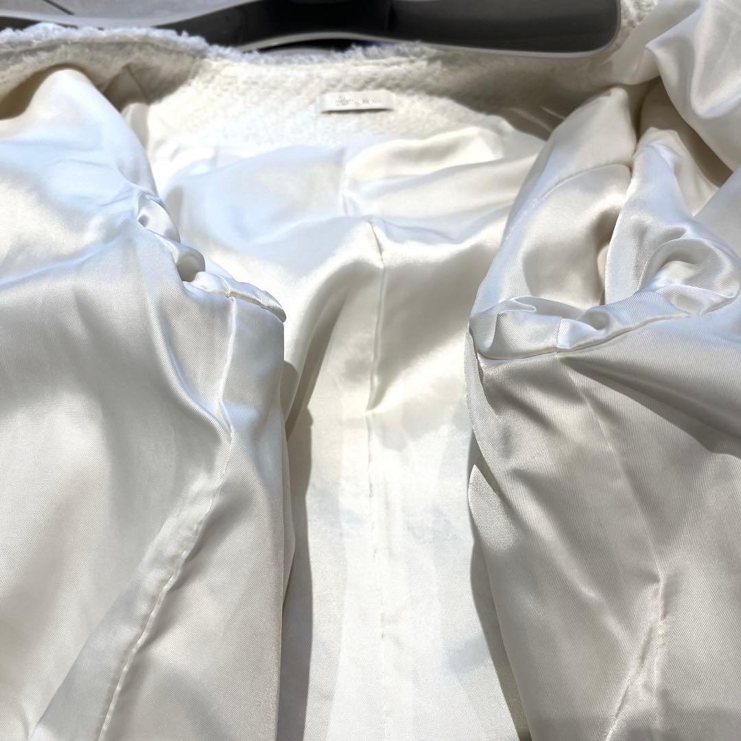 Loungedress★ツイードノーカラージャケット　金ボタン