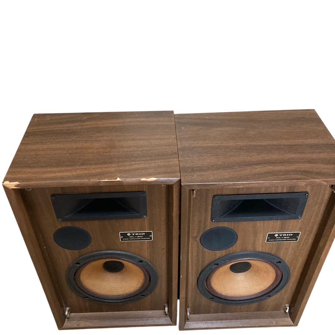 希少 廃盤 トリオ TRIO KL-30 2ウェイスピーカー ブラウン 動作品