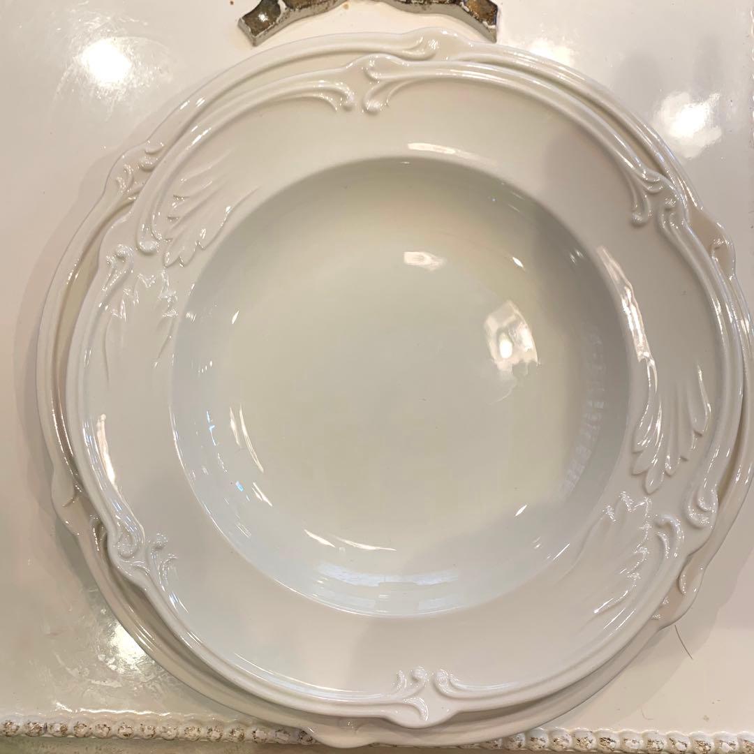 【廃盤希少品】フランス製　GIENのプレート2枚