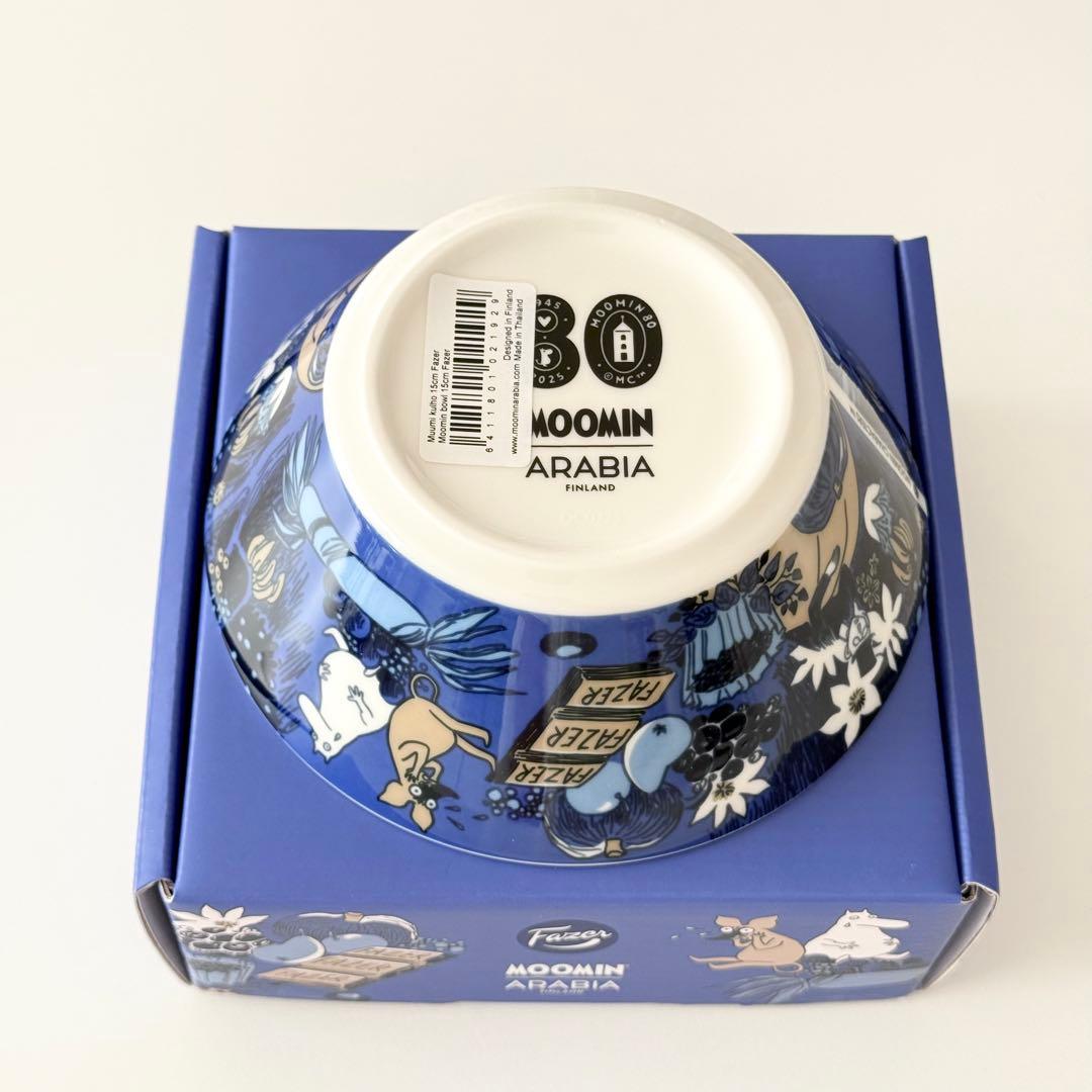 【新品未使用】限定MOOMIN×ARABIA×Fazerボウル15cmムーミン