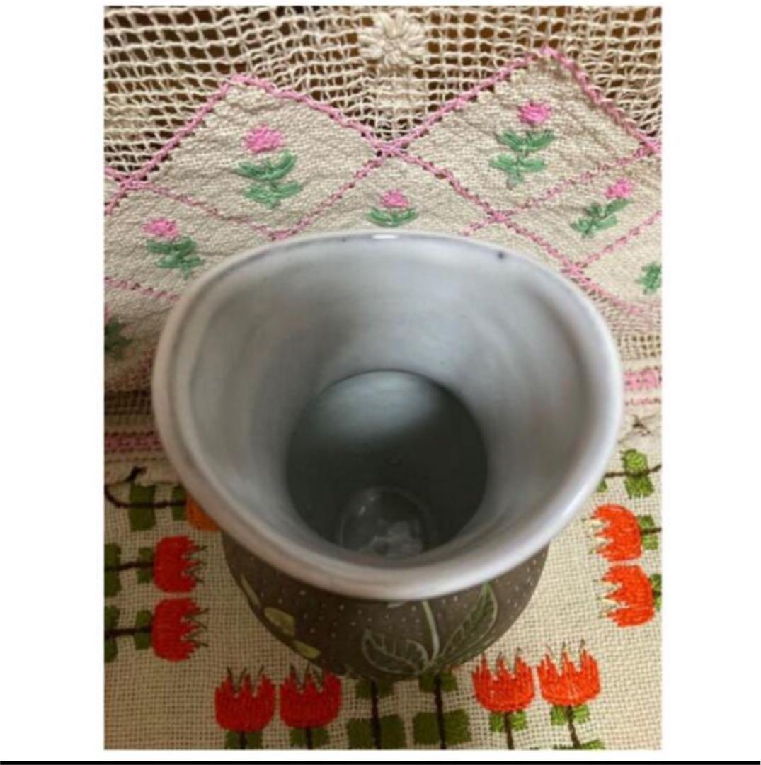 《レア！》 ウプサラエクビー マリシムルソン 【青と黄色のお花　フラワーベース】