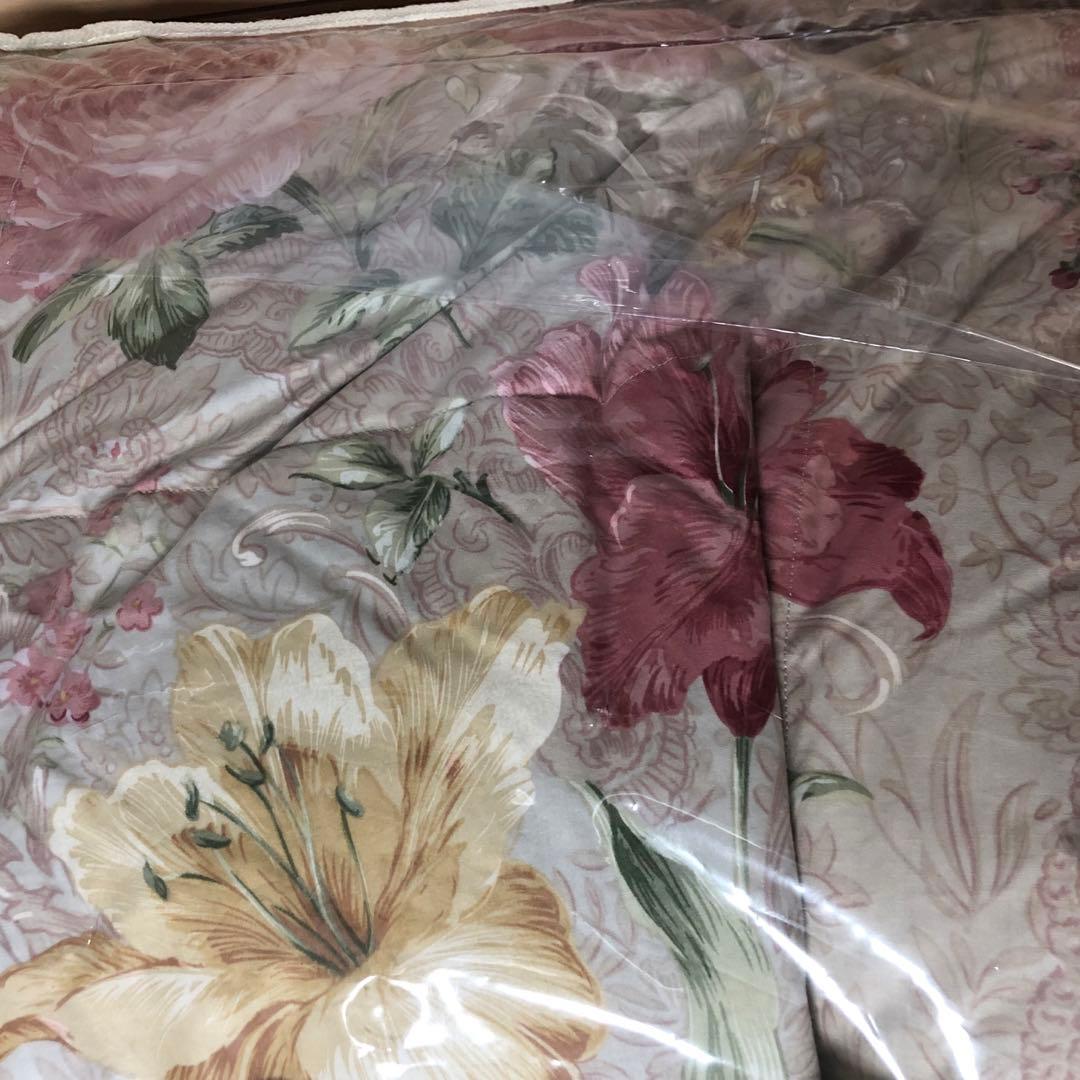 最終価格‼️早い者勝ち‼️シルバーダッグダウン羽毛掛け布団カバー付き(未使用)