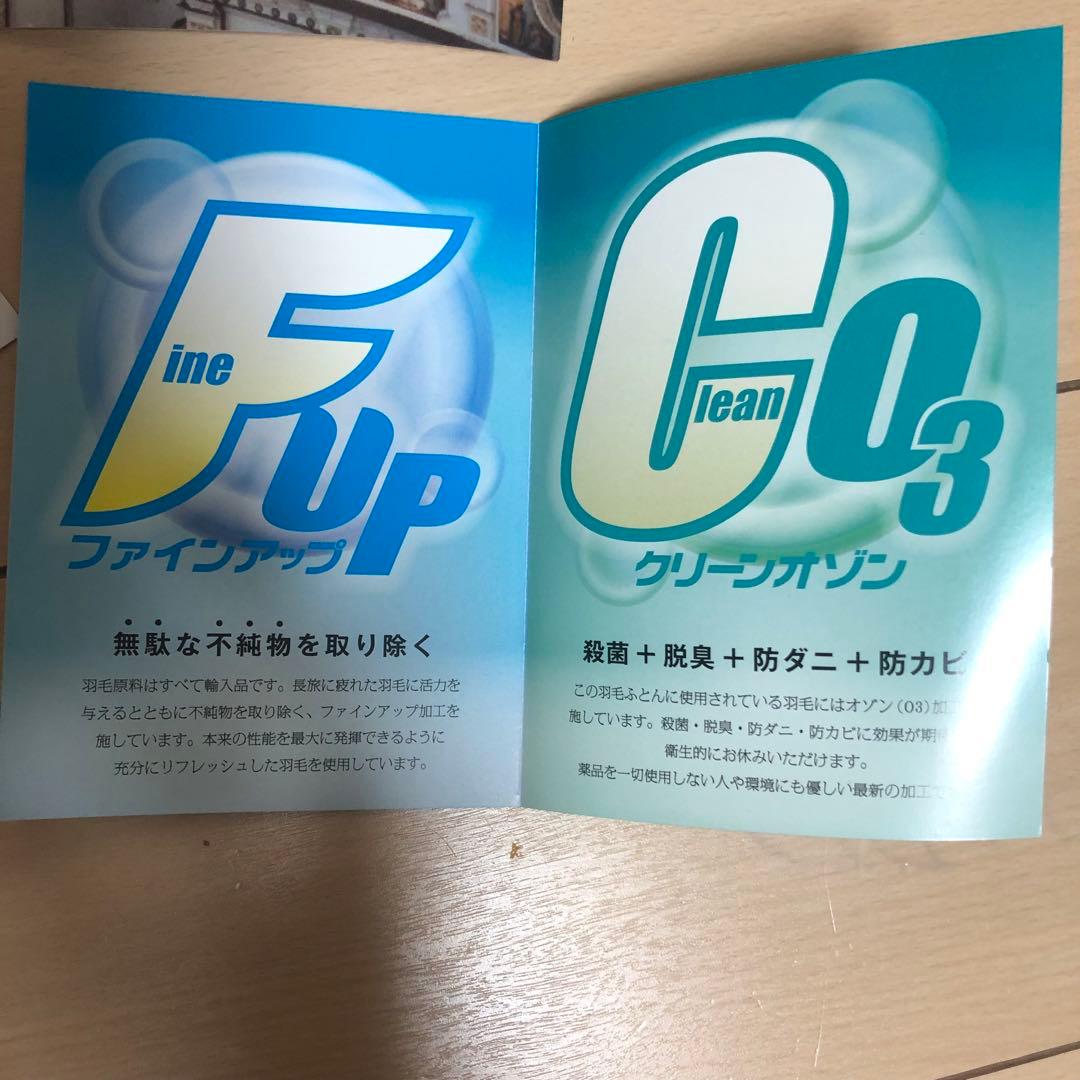 最終価格‼️早い者勝ち‼️シルバーダッグダウン羽毛掛け布団カバー付き(未使用)