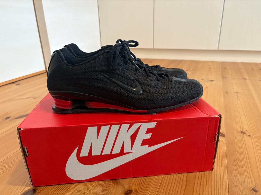 W NIKE SHOX Z ブラック/レッド 12