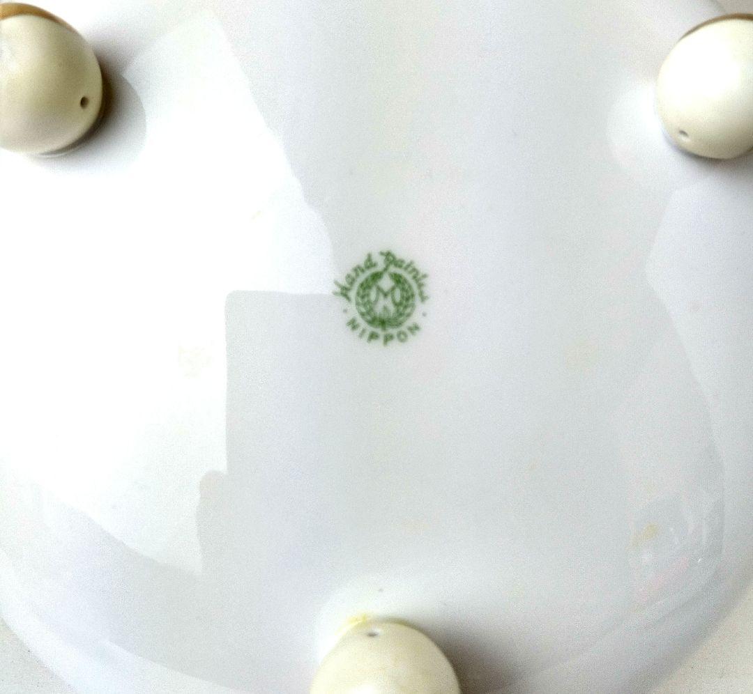 オールドノリタケ モールド 点盛猫足 エジプト風景絵 シリーズ