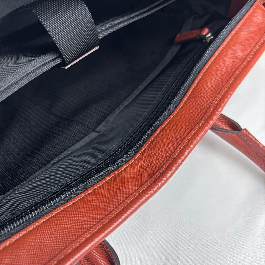 ✨美品✨ IS/IT イズイット 2wayレザービジネスバッグ レンガ