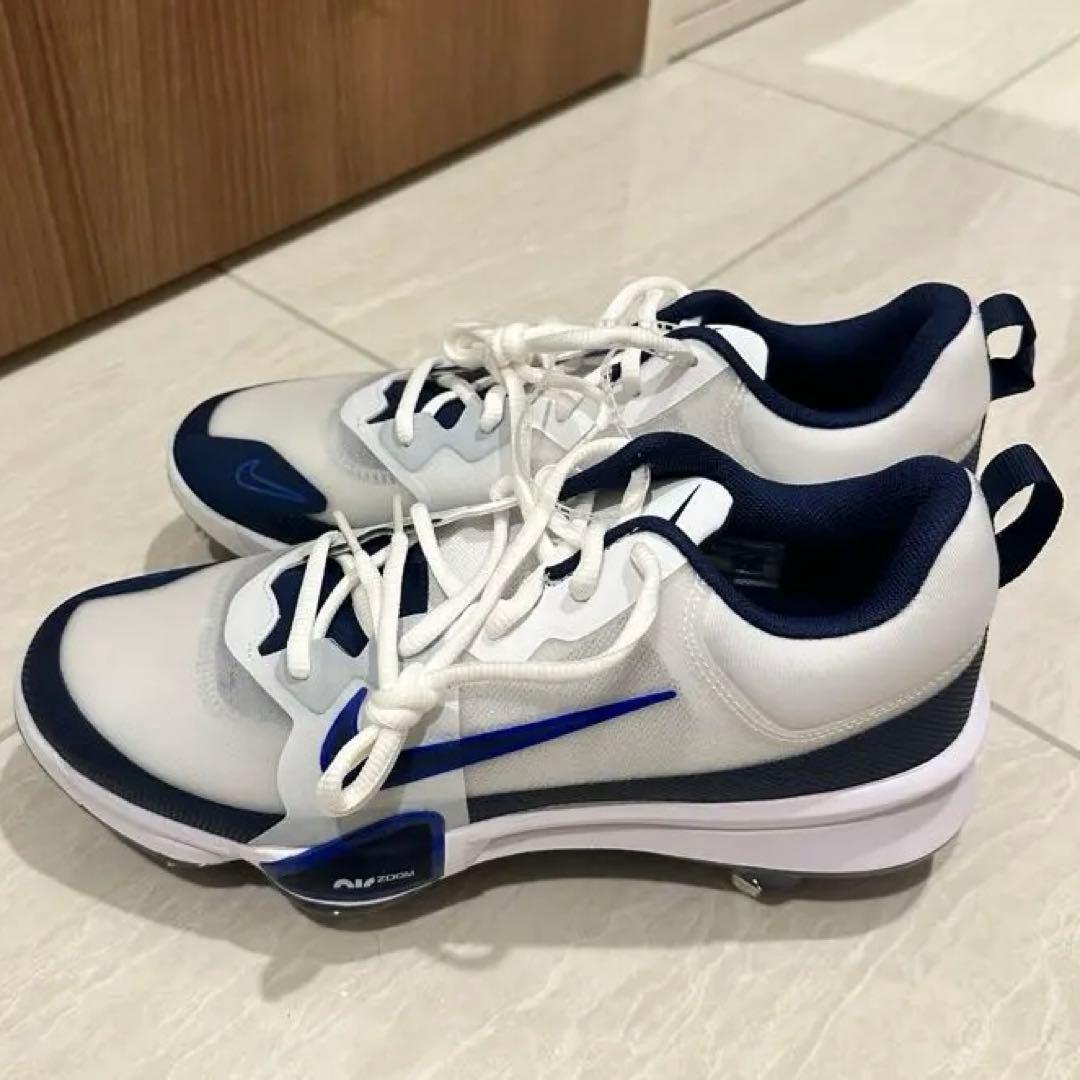 Nike Air zoom スパイクシューズ 26.5cmホワイト/ネイビー