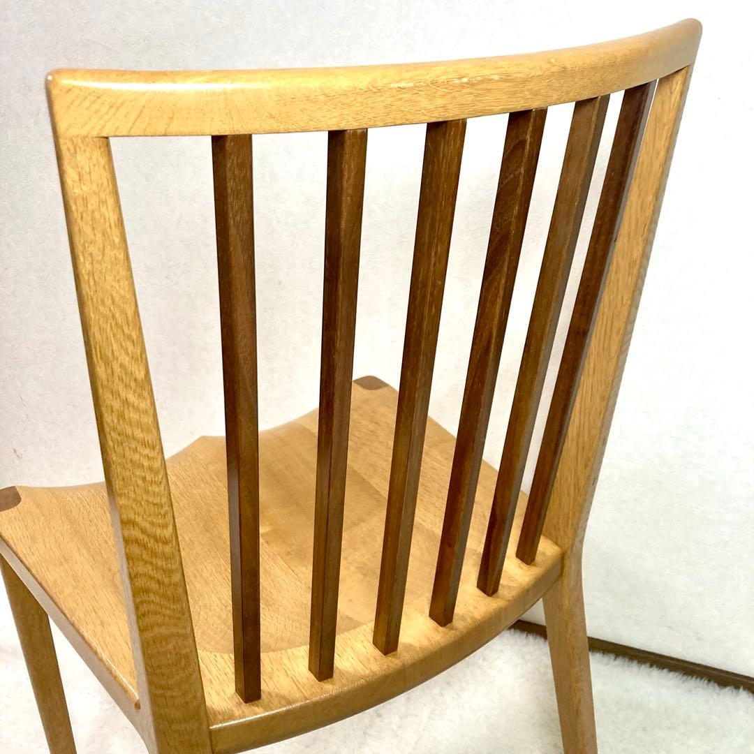 起立木工 ナラ材 パレスDチェア 木製 ダイニングチェア