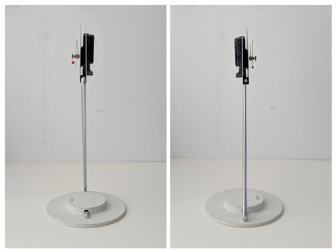 80s canetti カネッティ Peacock clock 置き時計 箱付