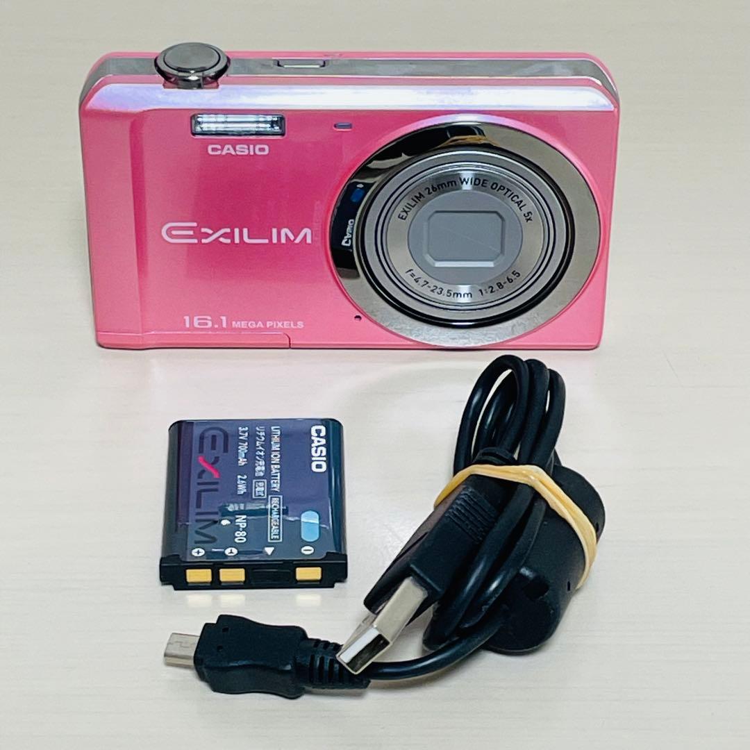 CASIO カシオ EXILIM コンパクトデジタルカメラ EX-ZS6 ピンク