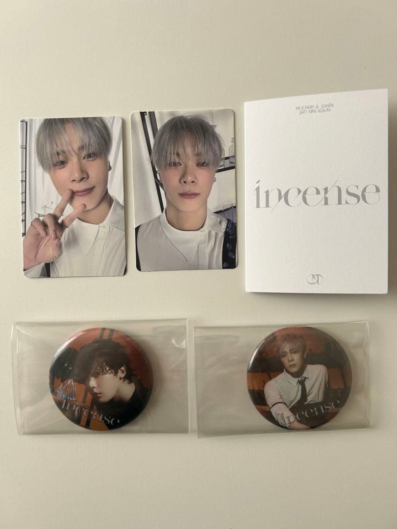 ASTRO ムンビン incense サインアルバム　缶バッジセット