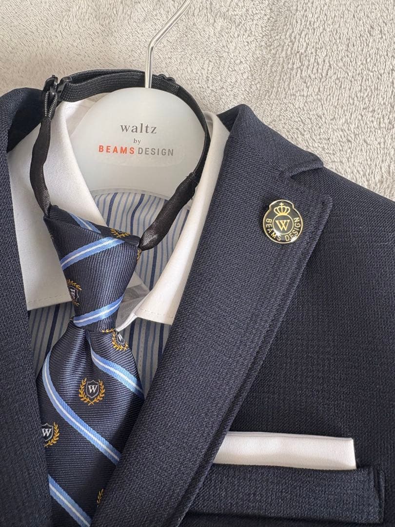 美品！ ビームス　キッズフォーマル　スーツ　冠婚葬祭　110 紺　ネイビー