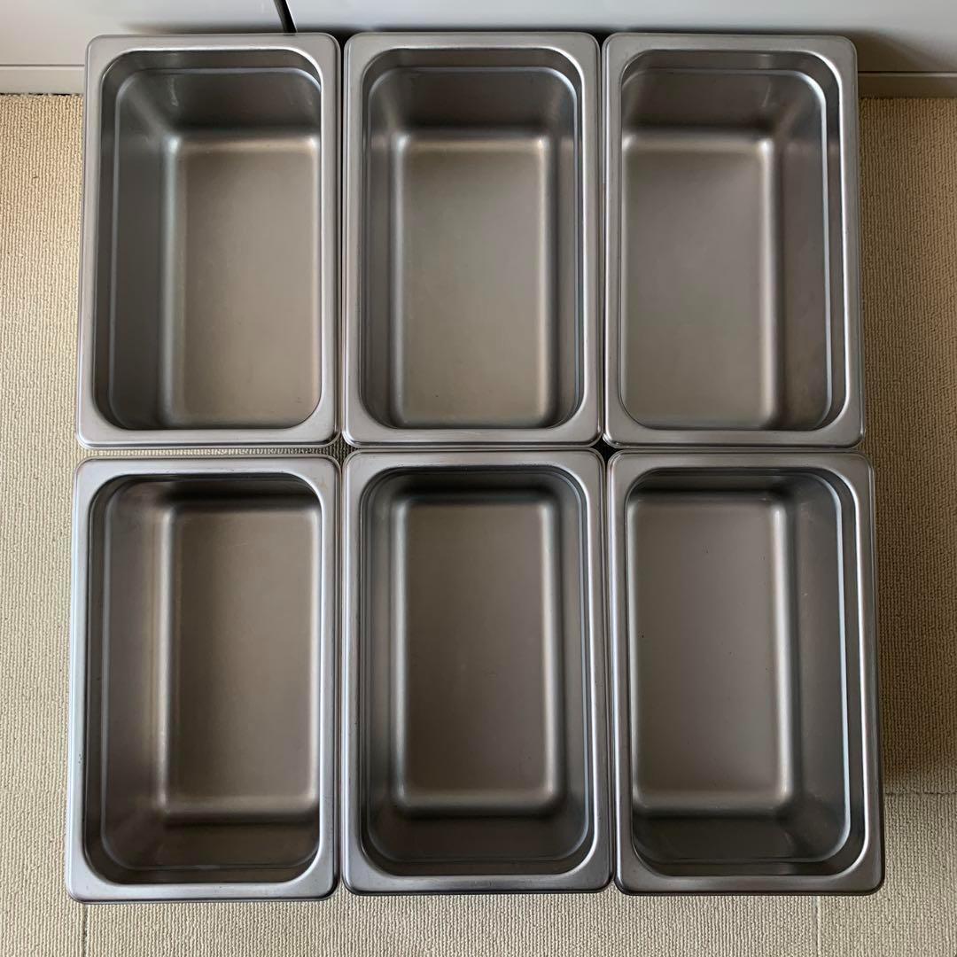 ホテルパン　フードパン　調理器具　ステンレス製 長方形バット 12個セット