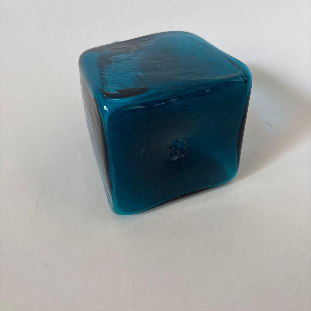 横山秀樹　ガラス　角瓶　民藝