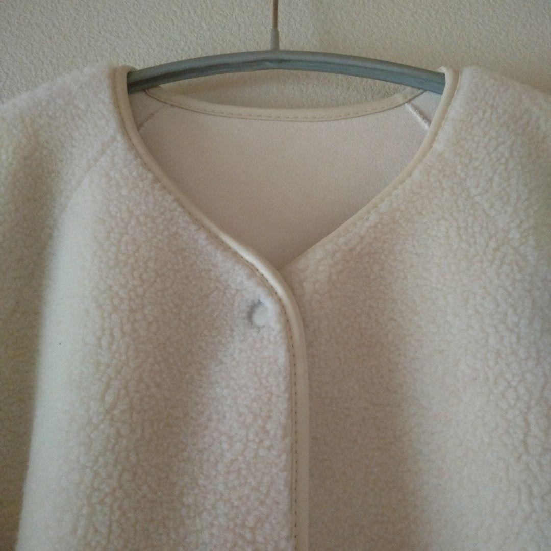 一度着用BEAUTY＆YOUTHボア✕フェイクムートンリバーシブルジャケット