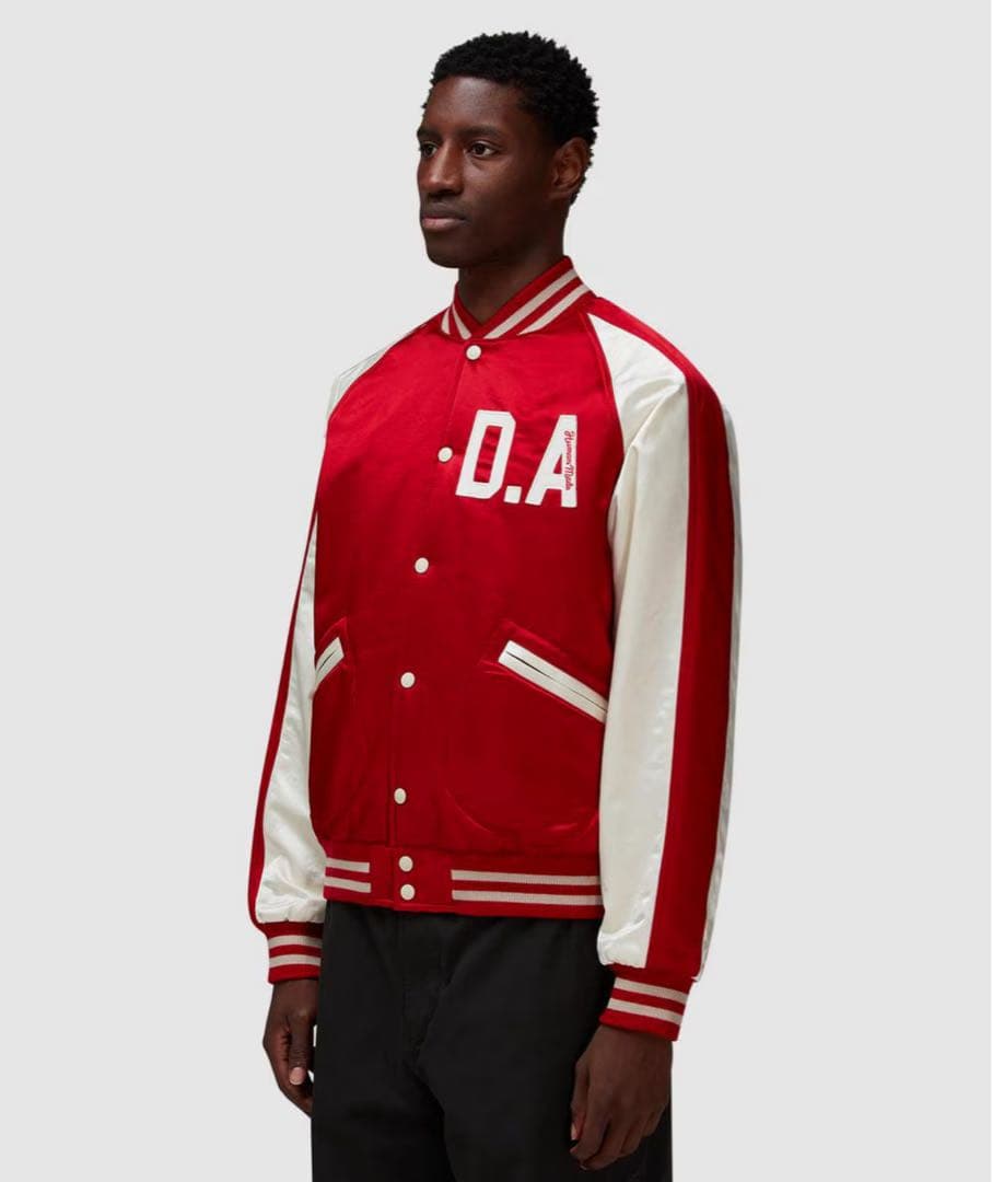 【美品】HUMAN MADE SATIN STADIUM JACKET XXL