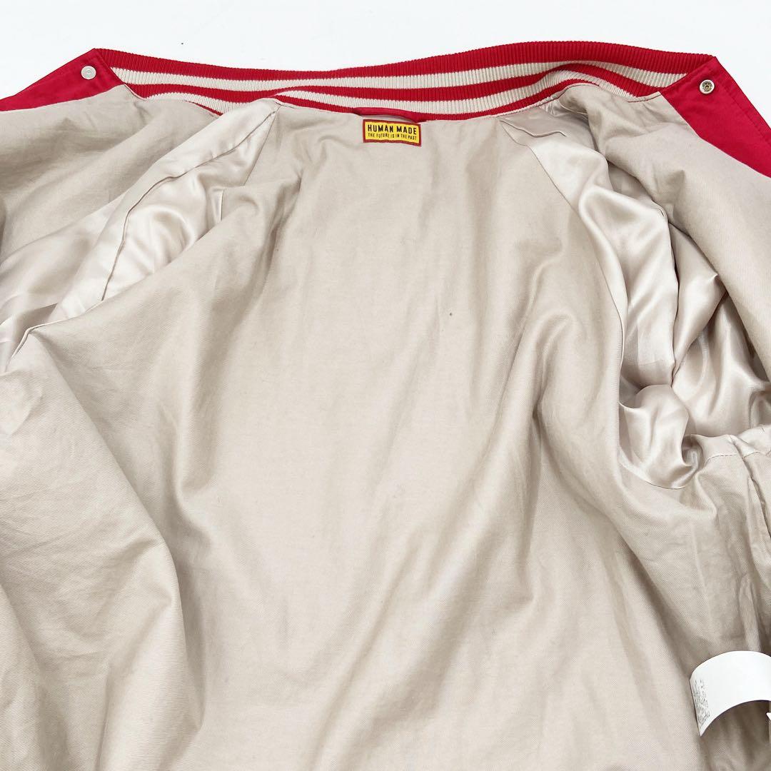 【美品】HUMAN MADE SATIN STADIUM JACKET XXL