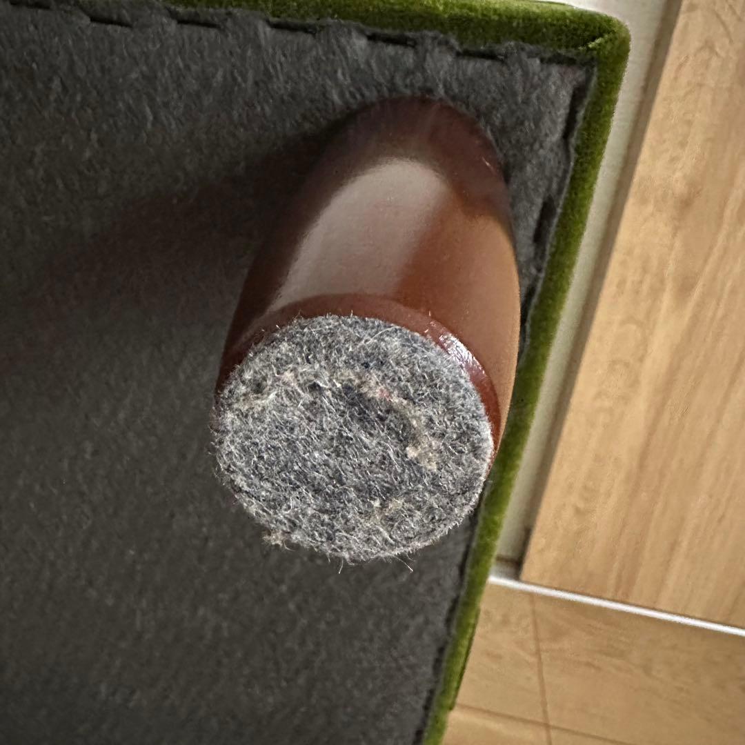 美品 カリモク60 オットマン モケットグリーン スツール