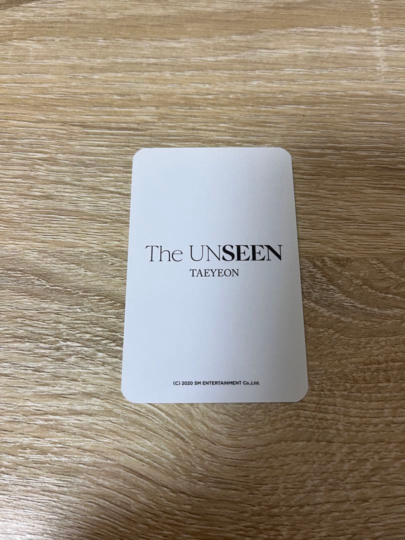 少女時代 テヨン コンサート トレカ